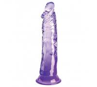 Clear Pene Realistico 19.7 cm Morado