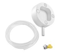 Clear Pipe Drain Hose - Ac Replacement Tube, 3.07 Inches Condensate Flow with Clamp Seal, Cooling Accessory with Magnetic Mount, HVAC Kit Ergonomic Design, Drain Hose for Mini Split Use
