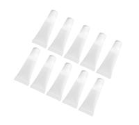 Clear Plastic Refillable Lip Balm Tubes Angled Nozzle for Precise Application Small Cosmetic Containers Empty Bottle Transparent Cosmetic Tubes
