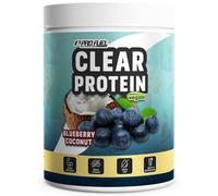 Clear Protein Vegan 360 g Blueberry COCONUT, increíblemente deliciosa y refrescante bebida de proteínas, proteína vegana Clear Whey / Iso Clear Alternativa con hidrolizado de proteína de guisante de