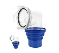 Clear Rv Sewer Adapter - Hose Elbow for Trailer Use | Pvc 4-In-1 Waste Pipe Connector, Motorhome, Camping, Travel, Drain Solution for Truck, Caravan, Tailgating and Seasonal Maintenance