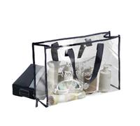 Clear Stadium Bag Waterproof PVC Shoulder Tote Transparent Travel Carry