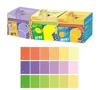 Clear Sticky Notes | 105 Sheets 3 Set Glitter Animal Fruit Pull Out