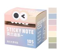 Clear Sticky Notes, Colorful Memo Pads, 2.95x2.76in Pull Out Sheets, Authentic Transparent Design, Reminder Sticky Pad for School, Workplace, Notebook, Home, Students, Reminders