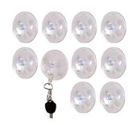 Clear suction cup hooks support up to 1kg with strong grip for bathrooms ki