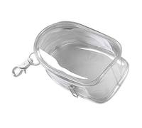 Clear Toiletry Bag - Portable Clear Pouch Purse | Transparent PVC with Secure Zipper Closure, Multipurpose Organizer for Toiletries Electronics Cosmetics and Office Supplies