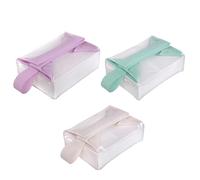 Clear Toiletry Bag - Portable Cosmetic Bag ¦ Makeup Bags for Women Toiletries, Travel Makeup Pouch with Leak Proof Seals, Cosmetic Pouch, Women Toiletry Bags for Travel Office Use