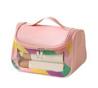 Clear Toiletry Bags, Travel Cosmetic Case, Waterproof Makeup Organizer, Portable Beauty Pouch, Transparent Storage Bag, 6.3 Inches, Weekend Trips, Overnight Stays, Vacations