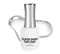 Clear Top Coat, Nail, 1.26x3.15 Inches Toenail Coating, Long Lasting Fast Dry Non Yellowing with Brush, Home Accessories for Salon, Beauty Supplies, Best Professional Care for Women Lady Teens