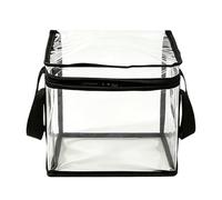 Clear Toy Storage Bags - Large Capacity Organizer Pouches for Toys and Games | Waterproof Reusable Design with Transparent Viewing Window, Storage Solution for Blocks Puzzles 9.06x6.69x9.06 in