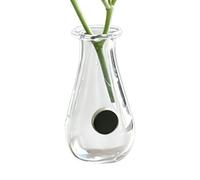 Clear Vase - Fridge Magnets DIY Magnetic Flower Vase Decor | Funny Transparent Mini Ornament Strong Hold Creative Fridge for Home, Kitchen, Apartment, Classroom, Office or Farmhouse