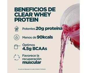 Clear Whey Isolate - 500g - 20raciones - Pomelo Rosa