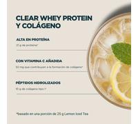 Clear Whey Protein y Colágeno - 1000g - 40raciones - Té helado de Limón