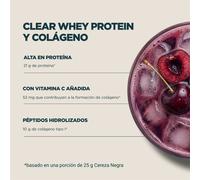 Clear Whey Protein y Colágeno - 500g - 20raciones - Cereza Negra