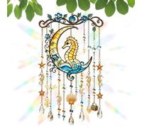 Clear Wind Chime - Clear Acrylic Sea Animal Sun Catcher | Home Garden