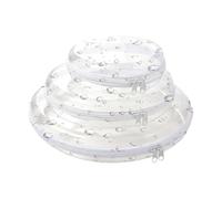 Clear Zipper Pouches, Waterproof Transparent Organizer, Portable Diaper Bag Accessory, Reliable Travel Storage, Practical Build for Beach Camping Airplane Luggage Stadium Skincare Diaper Toy Snack
