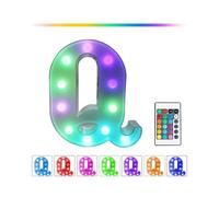 Clearance! Led Lights,Colorful LED Marquee Letter Lights with Remote - Party Bar Letters with Lights Decorations for The Home - Multicolor Clearance