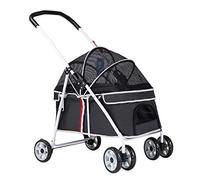 Clearance Pet Gear - Cochecito prémium sin cremallera para perros pequeños, gatos y más, toldo ajustable, gris 1