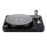 ClearAudio Pack Concept Signature Jubilee Black - Tocadiscos de vinilo, Manual, MM, Tracción por correa, Discos de vinilo, Discos de 45 RPM, 78 rpm