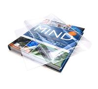 ClearBags BC83Q - Fundas transparentes para libros de 8 1/2 pulgadas de alto y hasta 15 pulgadas de ancho, protege contra el desgaste, el agua y el polvo, seguro para archivar, sin ácidos, BC83Q