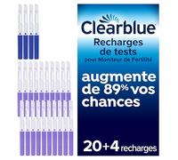 CLEARBLUE fertility monitor refill tests 20+4 sticks