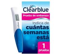 Clearblue - Prueba de embarazo Digital con Indicador de semanas, el test que indica de cuántas semanas se está, 1 test digital