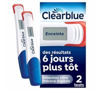 Clearblue Tests de Embarazo Detección Ultra Proceso Digital Lote de 2 Tests