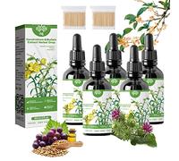 Clearbreath Dendrobium & Mullein Extract, Herbal Lung Health Essence, Dendrobium & Mullein Extract Herbal Drops 30ml, Powerful Lung Support & Cleanse & Respiratory (5PC)