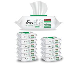 Clearfee Sleepy Easy Clean Juego de paños de limpieza desechables, extrafuertes, extra grandes y gruesos, paños de limpieza para superficies húmedas, 100 hojas, sin cloro parabano (jabón blanco, 12 x