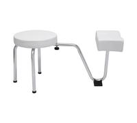 ClearFragrans Taburete para pedicura, reposapiés, salón de tatuajes, belleza, taburete de uñas con almohadilla antideslizante, para salones de belleza, hospitales, tiendas de cuidado de pies, salones