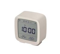 Cleargrass Alarm Clock Temperature Humidity Display LCD Screen Adjust Night Light for Mihome APP White