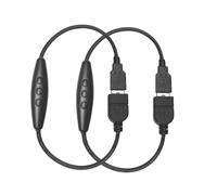 Clearhill 2 interruptores de atenuación USB de 5 V 2 A con conectores USB macho y hembra, atenuación de 6 velocidades, función de encendido y apagado, cable de 22 AWG, retardo de 60 segundos apagado