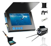 Clearhook Fishing Camera, Clearhook 4.3/5″ Portable Underwater Fishing Camera - 220° Wide-Angle IR Night Vision, Ip65 Waterproof, Suitable for Land, Boat, Kayak, etc (4.3 in*Waterproof,30M)