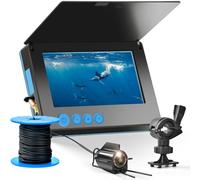 Clearhook Fishing Camera, Clearhook 5″ Portable Underwater Fishings Camera - 220° Wide-Angle IR Night Vision, for Sea/Wild/Ice/Lake/Boat Fishing (5in,Line Length 20m)