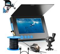 Clearhook Fishing Camera, Clearhook Portable Underwater Fishing Camera - 220° Wide-Angle IR Night Vision,10000mAh Battery,IP68 Waterproof for Ice/Lake/Boat/Kayak Fishing (4.3in-30m,Waterproof Screen)