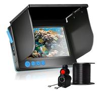 Clearhook Fishing Camera, Colitt 5″ Portable Underwater Fishing Camera IP65 Waterproof, 220° Wide-Angle IR Night Vision, 150 ft Cable (30m/98ft,5In Waterproof Screen)