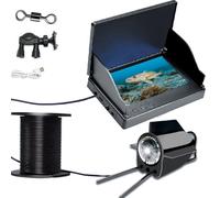 Clearhook Underwater Camera, 5″ Portable Underwater with 220° Wide Angle IR Night Vision, 10000mah Battery, for Sea, Ice Fishing (30M,Style A* 5in)