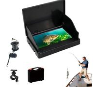 Clearhook Underwater Camera, Clearhook Fishing Camera, 220° Wide-Angle IR Night Vision, Muddy Water Treatment, IP65 Waterproof,100ft Cable, for Sea Fishing, Wild Fishing, Ice Fishing (5.0 Inches,50m)