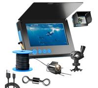 Clearhook Underwater Camera, Clearhook Fishing Camera, Portable 5In Underwater Fishing Cameras, with 220° Wide-Angle IR Night Vision & 10000mAh Battery, for Sea/Ice/Wild Fishings (98.4ft)