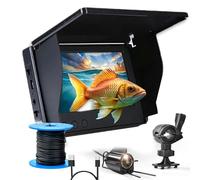 Clearhook Underwater Camera, Clearhook Portable Underwater Fishing Camera, 220° Wide-Angle Night Vision, Muddy Water Treatment, for Sea Fishing, Wild Fishing, Ice Fishing (4.3in+65.6ft)