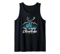 Clearlake California USA Majestuosas montañas y Lago de Elk Camiseta sin Mangas