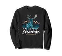 Clearlake California USA Majestuosas montañas y Lago de Elk Sudadera