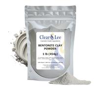 ClearLee Bentonite arcilla cosmética grado en polvo - 100% puro polvo natural - ideal para desintoxicación de la piel, rejuvenecimiento y más - curar la piel dañada - DIY arcilla máscara facial (1 lb)