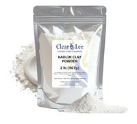 ClearLee Kaolin Clay Cosmetic Grade Powder - 100% Pure Natural Powder - Great For Skin Detox, Rejuvenation, and More - Heal Damaged Skin - DIY Clay Face Mask (2 LB)