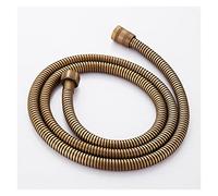 ClearloveWL Manguera de Ducha, Antiguo Bronce/Oro/Chrome 1.5M Manguera de Ducha Acero Inoxidable Flexible de Acero Inoxidable Doble Bañera Bloqueo de baño Hose (Farbe : Antique Bronze)