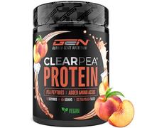 ClearPea® - Clear Vegan Protein - Batido de Proteína Refrescante - Hidrolizado de Proteína de Guisante - Alternativa Vegana al Suero de Leche - (454g, Melocotón Té Helado)