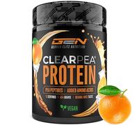 ClearPea® - Clear Vegan Protein - Batido de Proteína Refrescante - Hidrolizado de Proteína de Guisante - Alternativa Vegana al Suero de Leche - (454g, Zumo de Naranja)