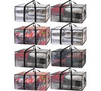 ClearSpace Bolsas de mudanza o bolsa de almacenamiento de gran tamaño, cajas de mudanza grandes con correas de mochila, cremalleras y asas, bolsas de embalaje resistentes para mudanzas, dormitorios