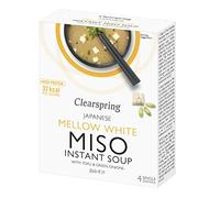 Clearspring Blanco Sopa De Miso Y Tofu 4 X 10g (Paquete de 6)