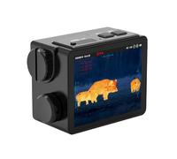 Clearview B215L - Mira térmica para arco, pantalla LED grande de 3.2 pulgadas, aumento de 8X, distancia exacta integrada, mira de ballesta para caza, aleación de aluminio/IP65